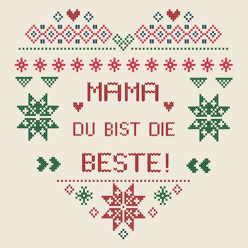 Mama du bist die Beste Weihnachten Ugly Christmas