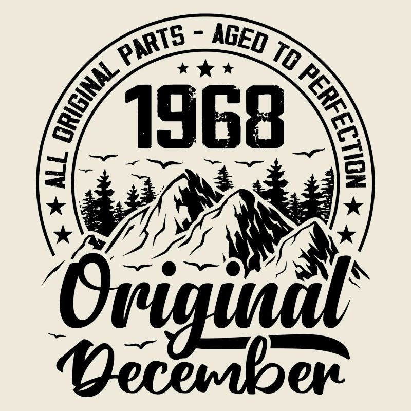 1968 Dezember Original 56 Jahre Geburtstagsgeschenk