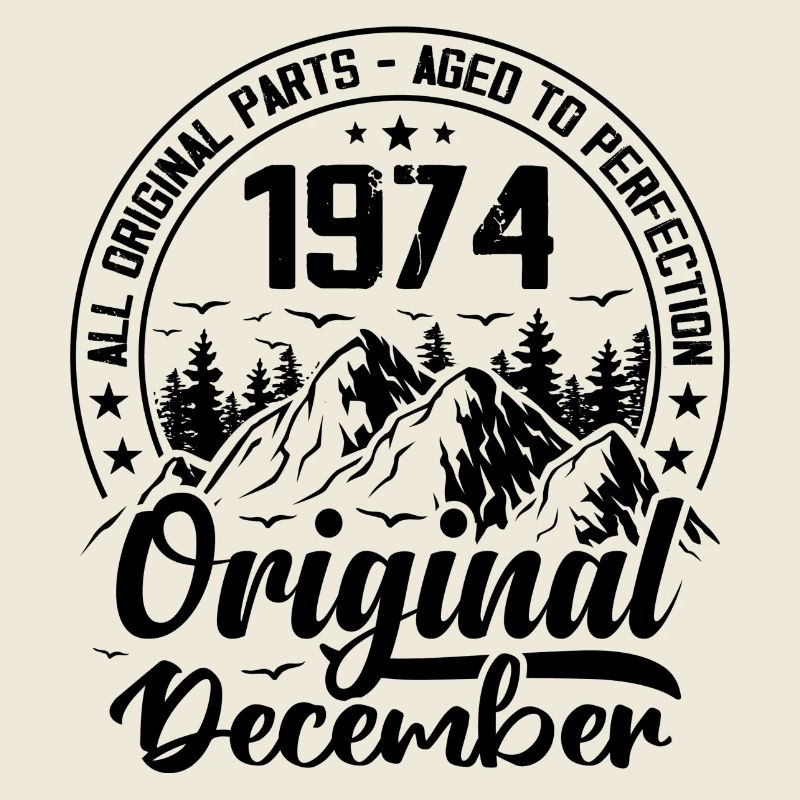 1974 Dezember Original Geschenk zum 50-jährigen Jubiläum