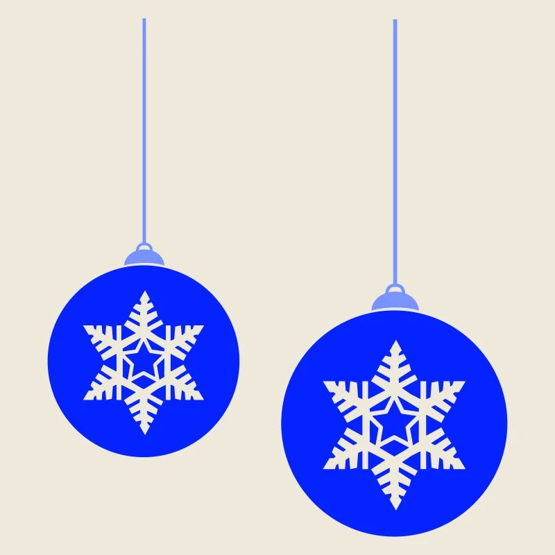 Christmas baubles star