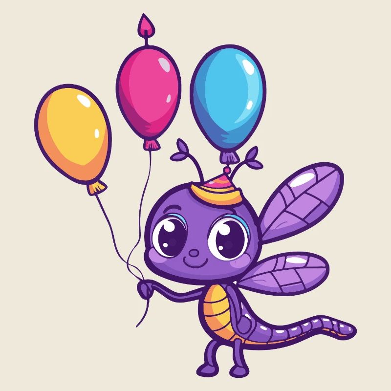 Libellule Anniversaire Bébé