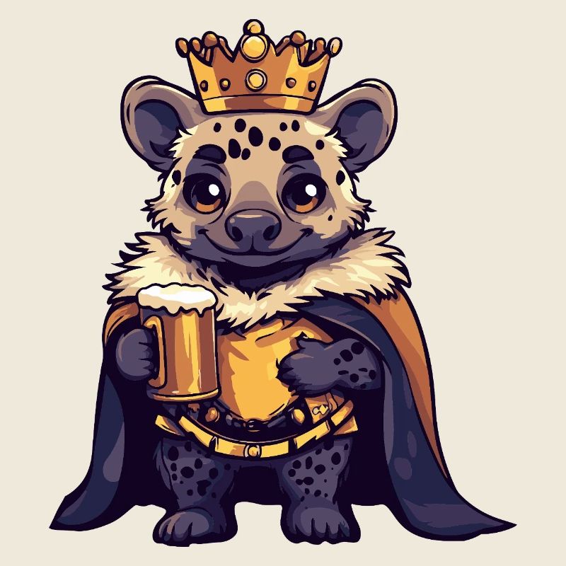 Hyäne Bier Lustig