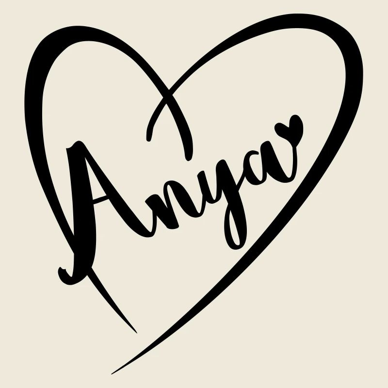 Anya Name Vorname im Herzrahmen