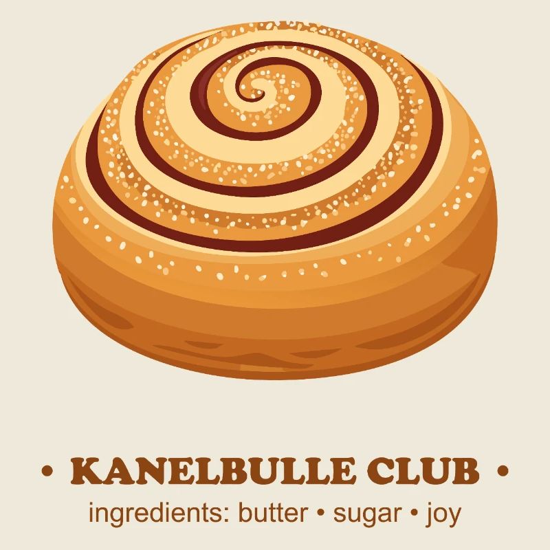 Skate Rolling Cinnamon Bun Design