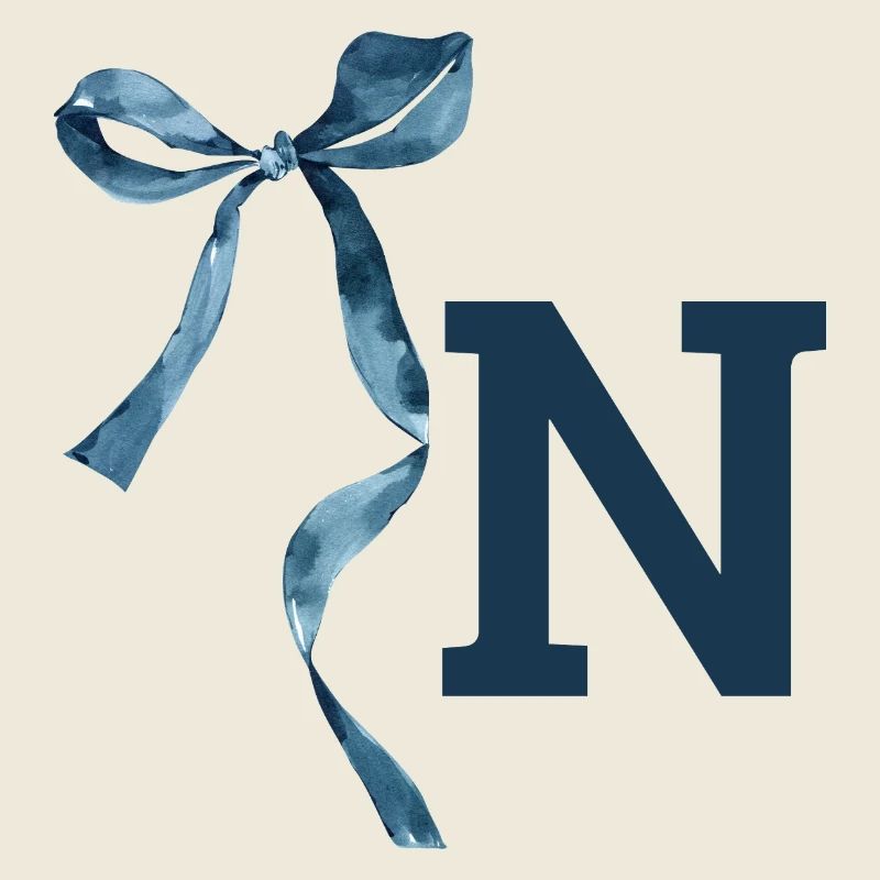 Monogramm n Geschenkidee