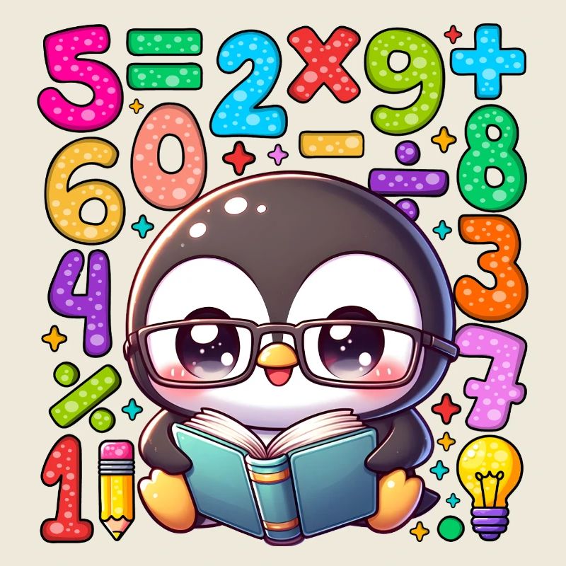 Number Day Penguin Reading Numbers