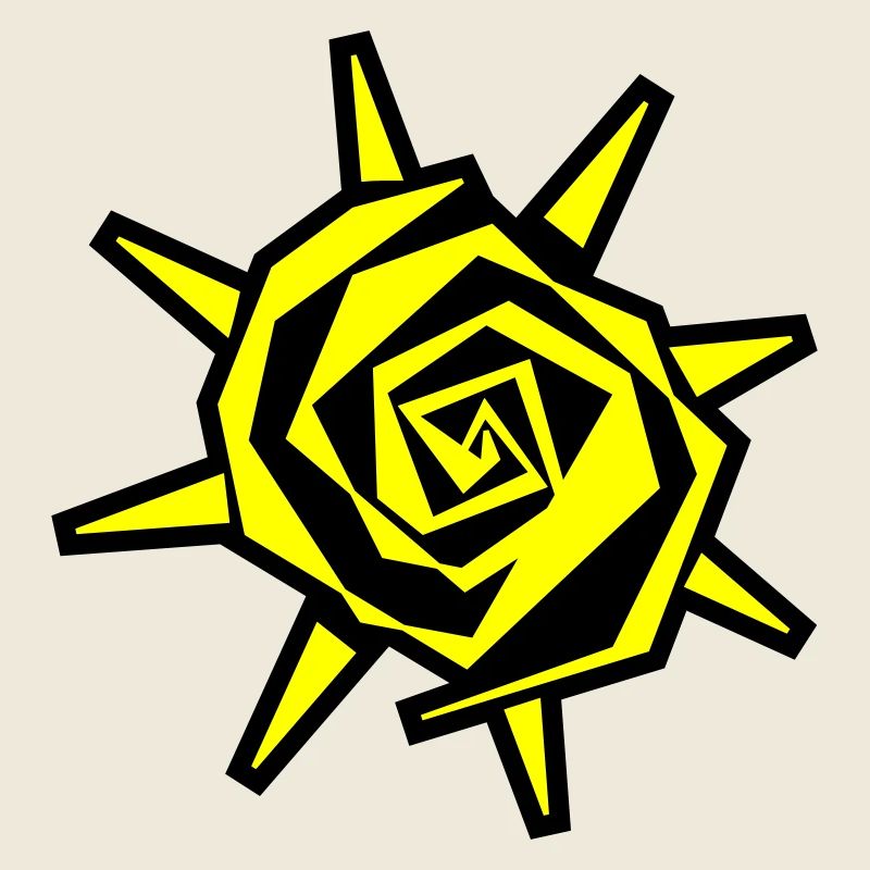Sun Spiral Neon Yellow