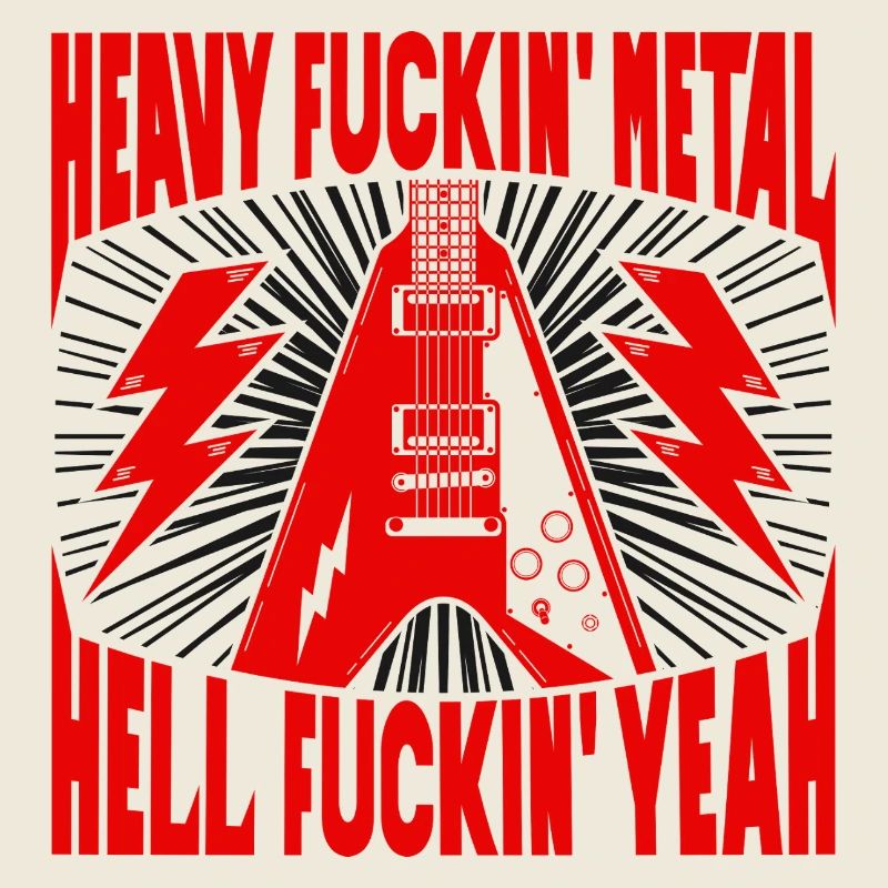 Heavy Metal Hell Yeah Guitar