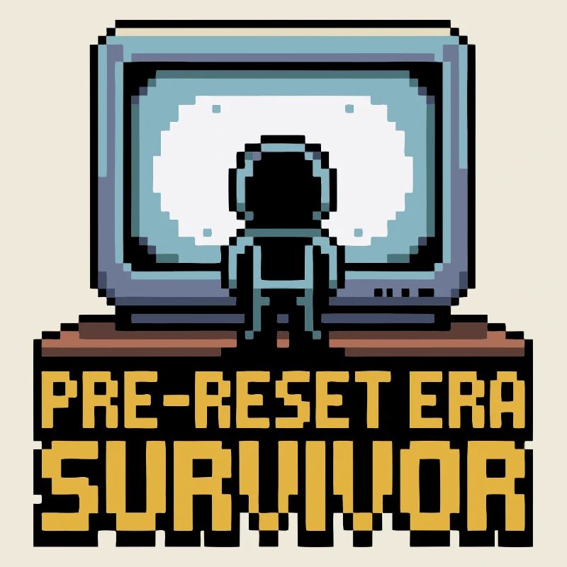 Pixel-Art der Überlebenden vor der Reset-Ära