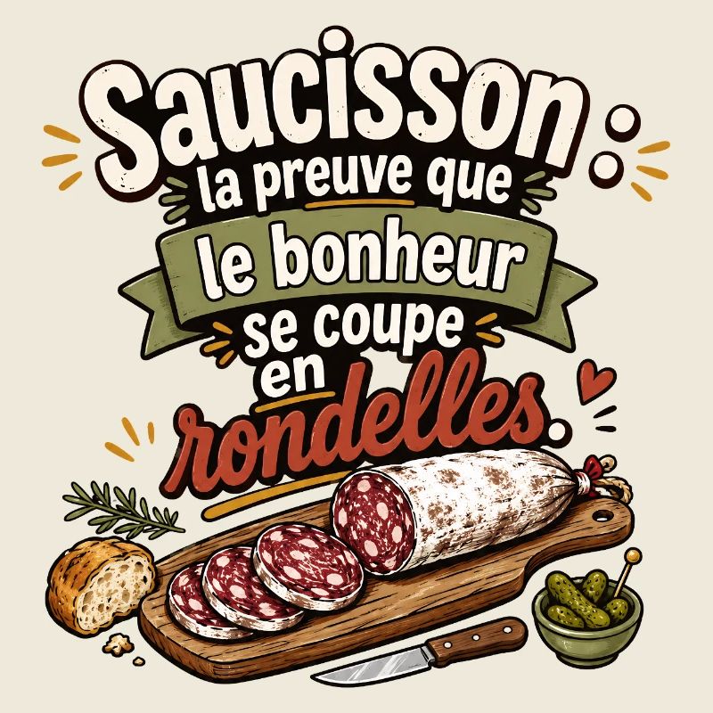 Saucisson bonheur en rondelles