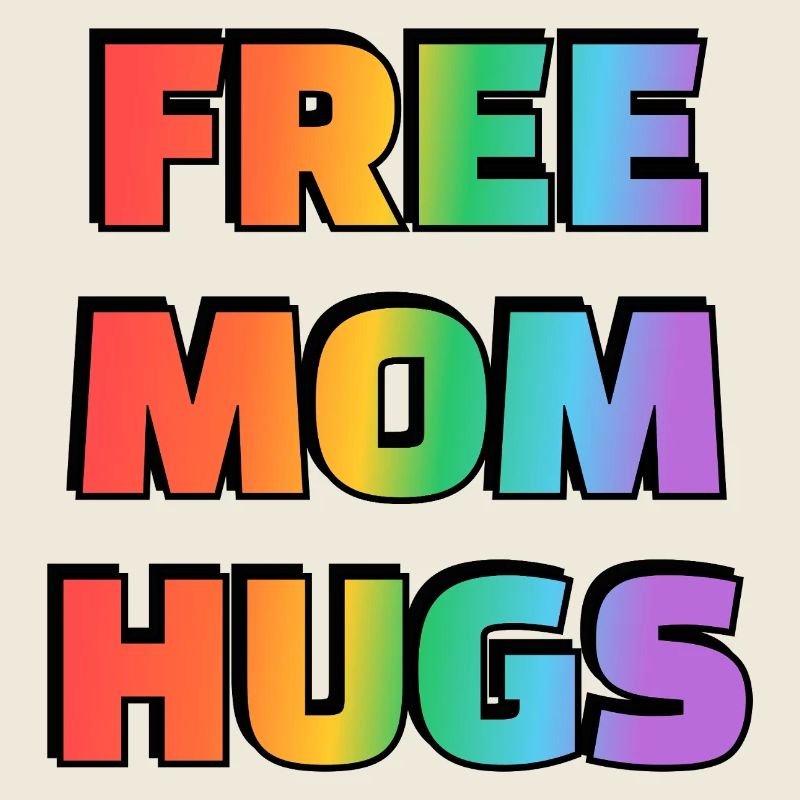 Rainbow Free Mom Hugs Tee