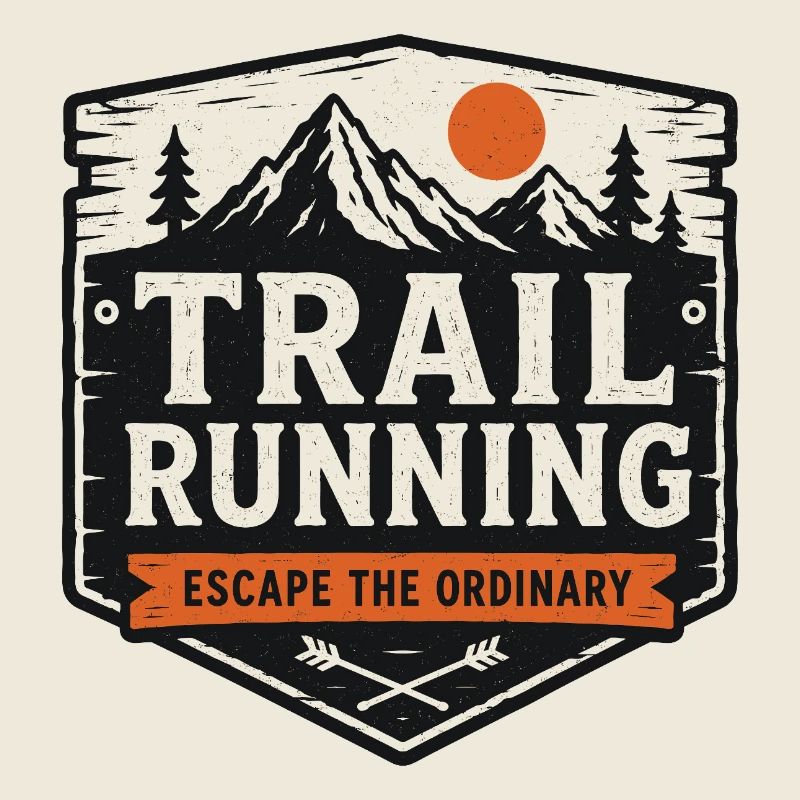 Trail Running Escape the Ordinary Patch