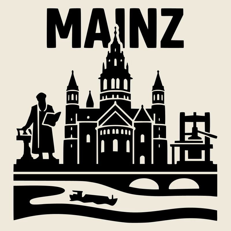 Mainz Silhouette Landmark