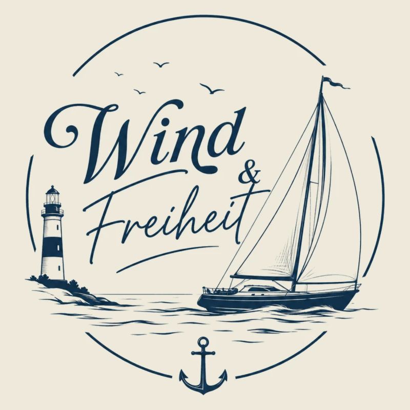 Wind und Freiheit | Küstenmode mit Segelboot