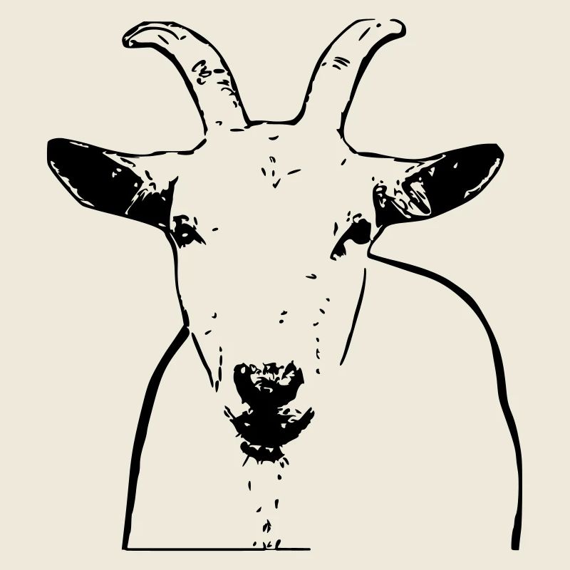 goat outlined