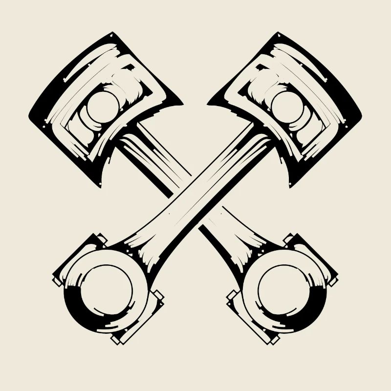 Car - Piston - Workshop - Engine - Garage