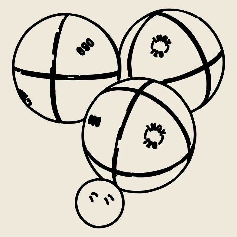 Petanque balls