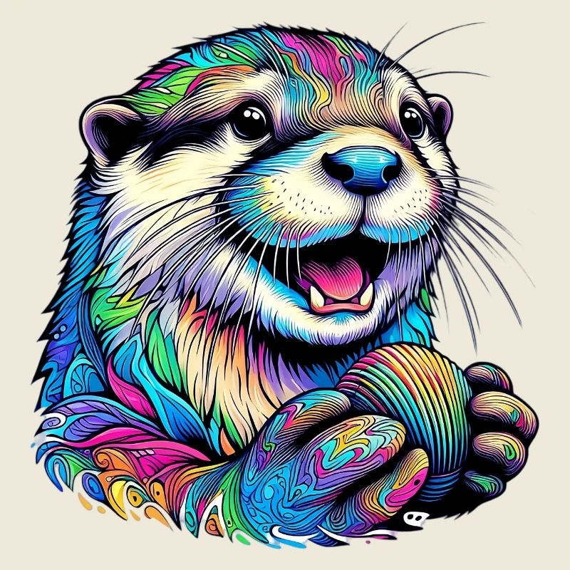 Otter with Shell