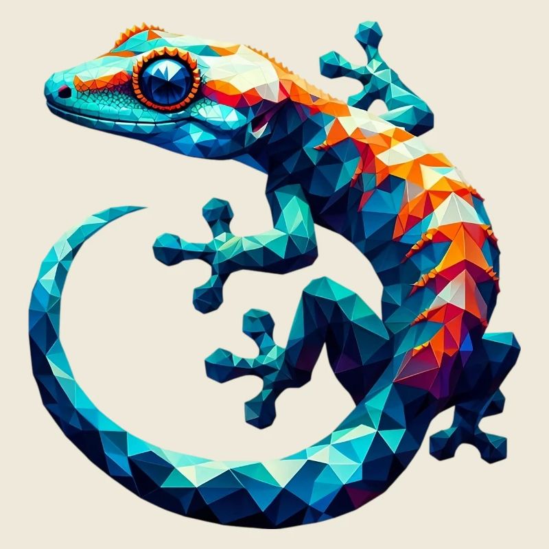 Polygonal gecko