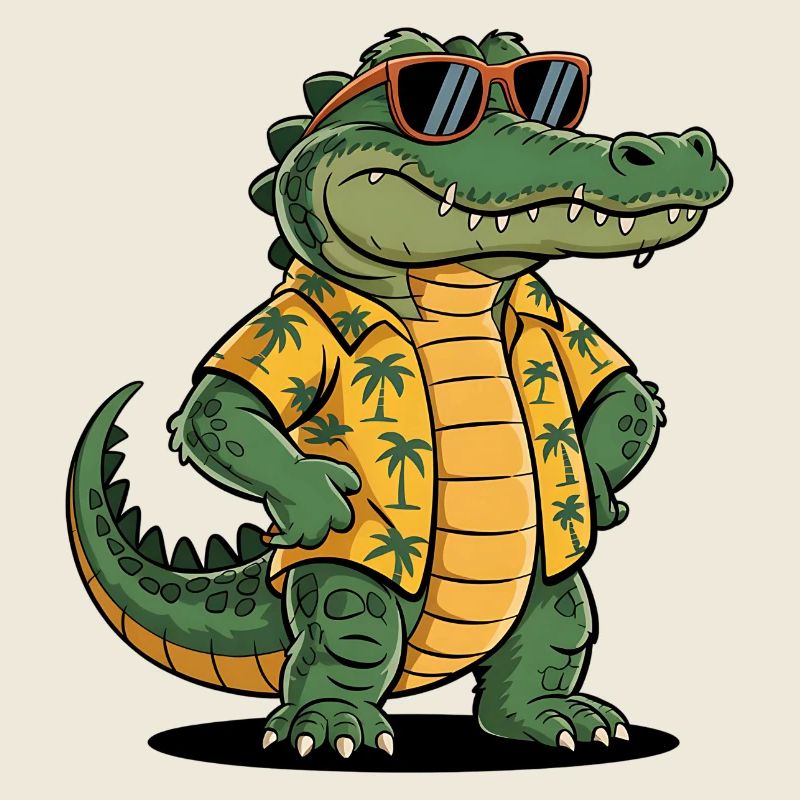 Alligator Funny Summer