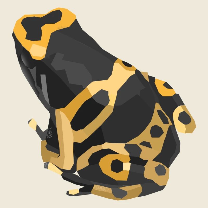 Bumblebee Frog Geometric Design