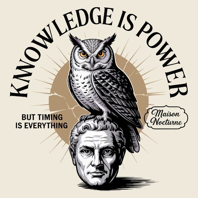 Knowledge Is Power Owl Wisdom