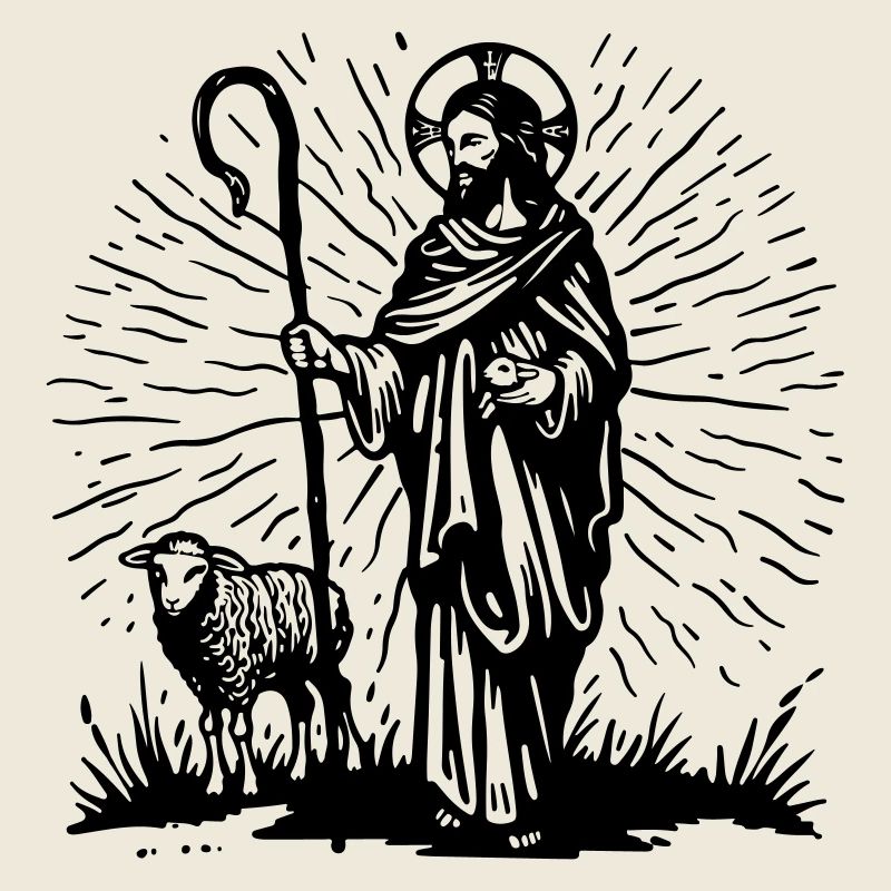Illustration du Bon Pasteur