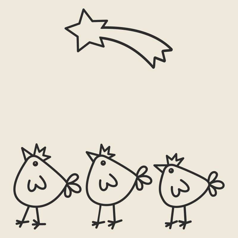 Chick Crowns Star Arch Three Kings