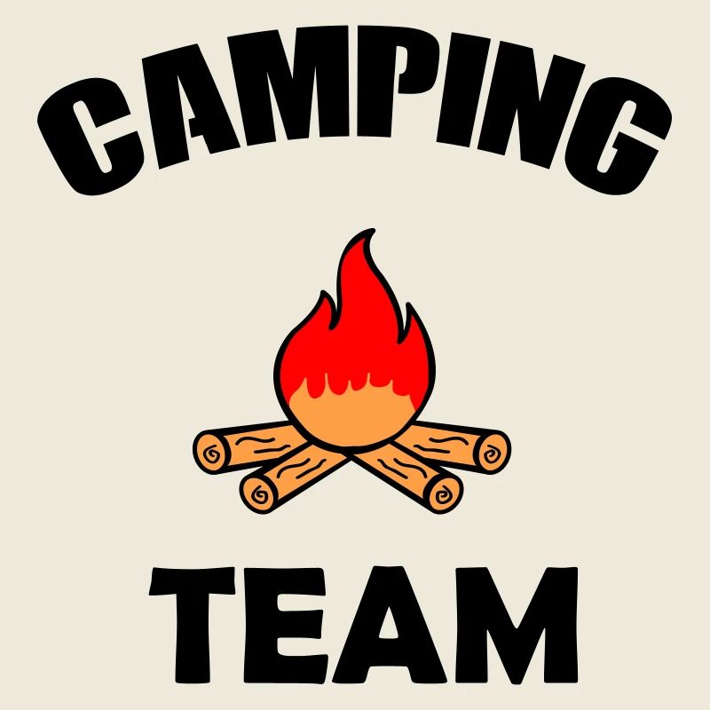 Conception de la silhouette du feu de camp