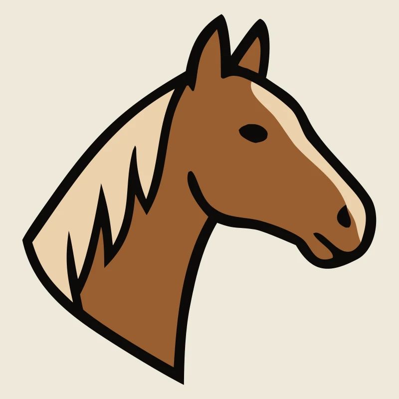 Pferdekopf Mähne Haflinger