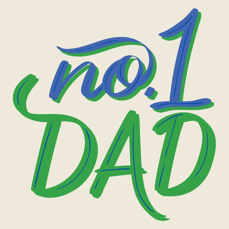 Papa n°1 – Lettrage à la main