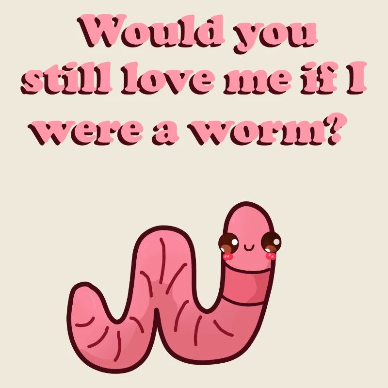 earthworm print for couples ( MATCHING 1 )
