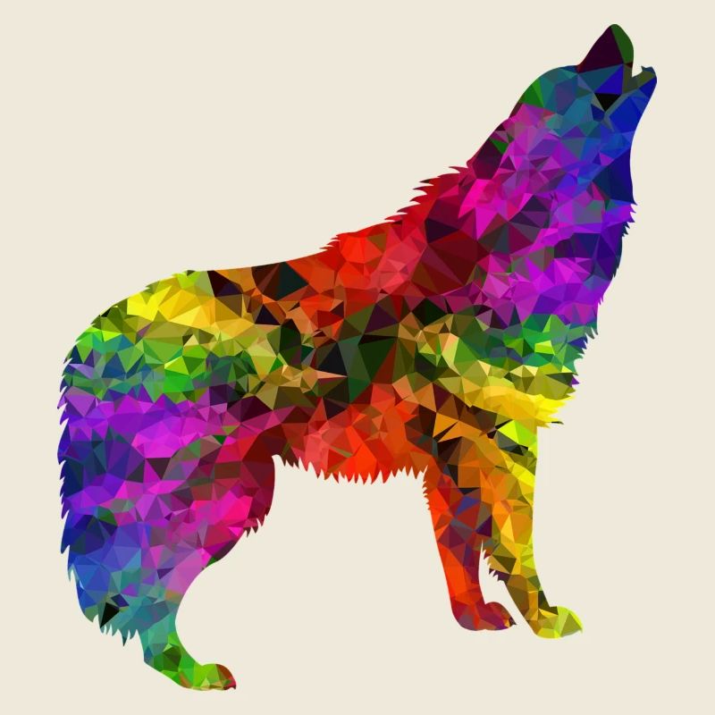 Regenbogen Wolf Edition 2