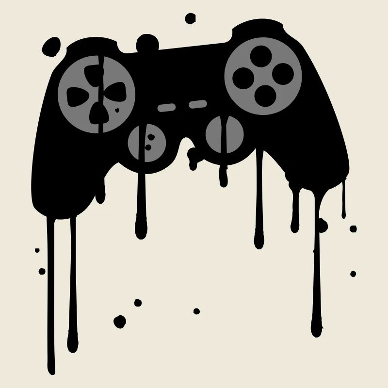 controller graffiti tropfen klex farbe spritzer