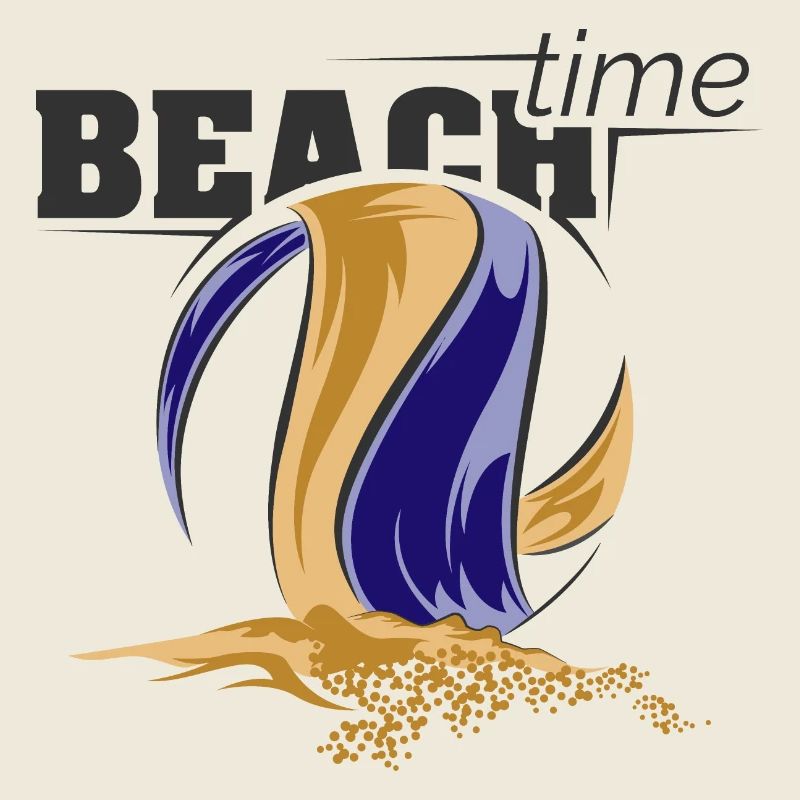 beachvolleyball summer holidays cup logo icon