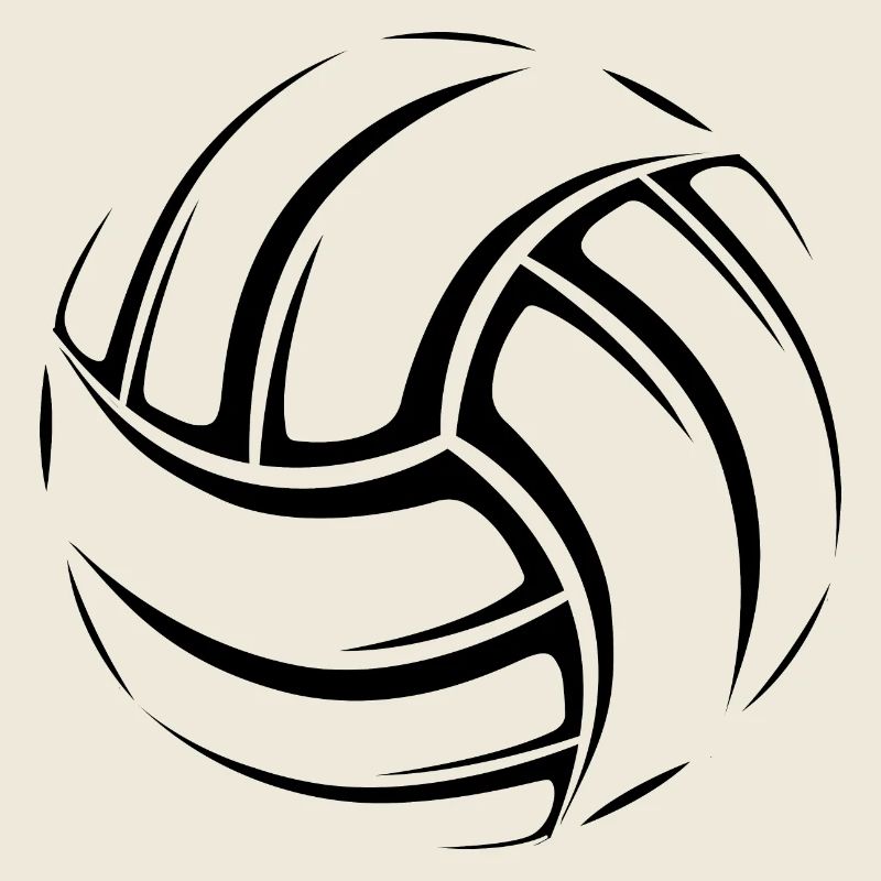 Volleyball Drawing Icon Illustration Sketch