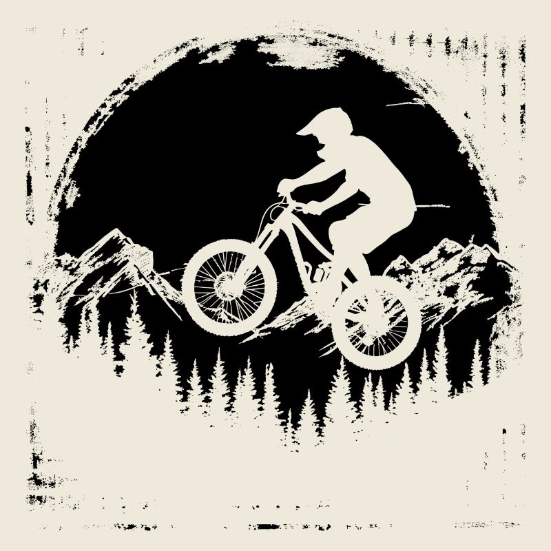 Mountain Biking Sketch