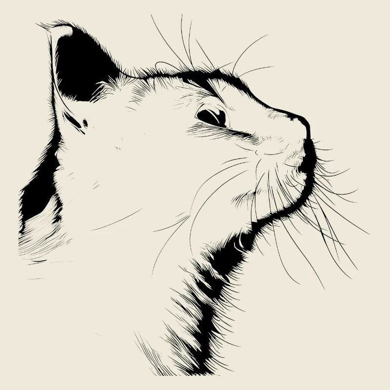Silhouette de chat