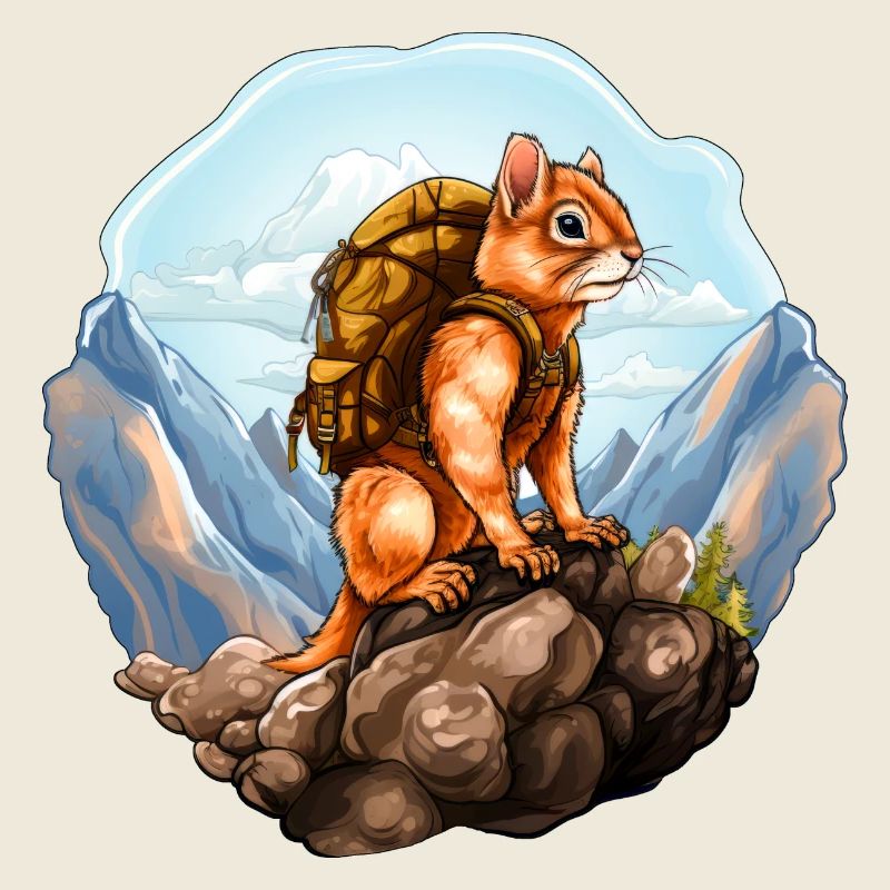 Squirrel Mountaineer / Hiking Squirrel