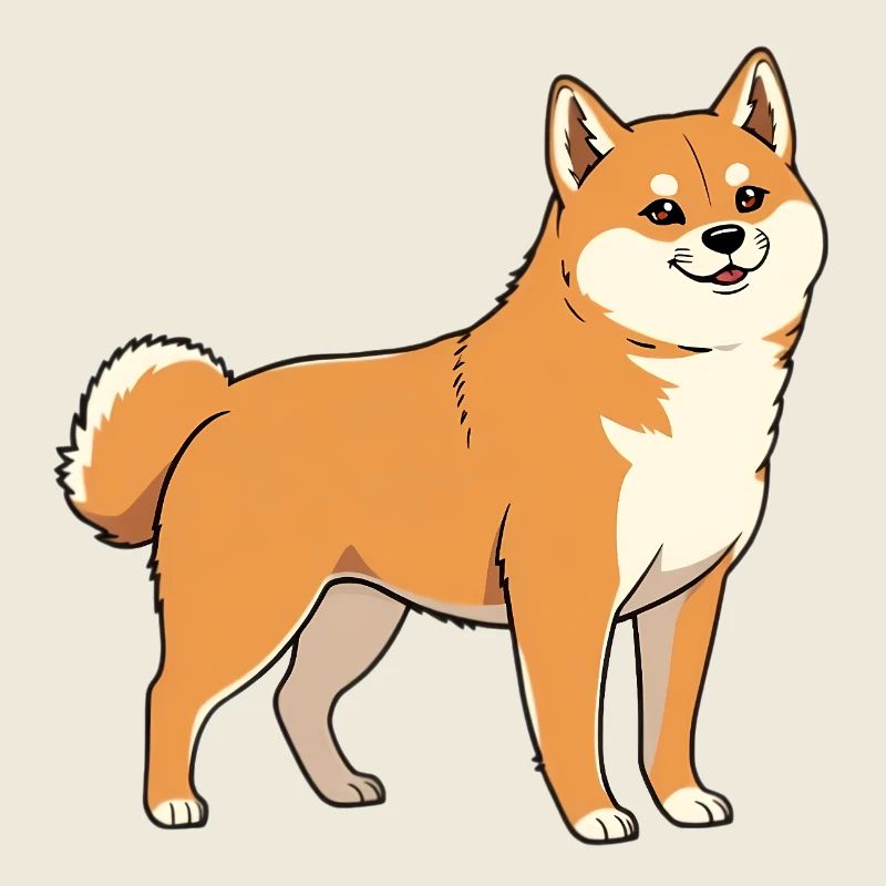 Hund Shiba Inu