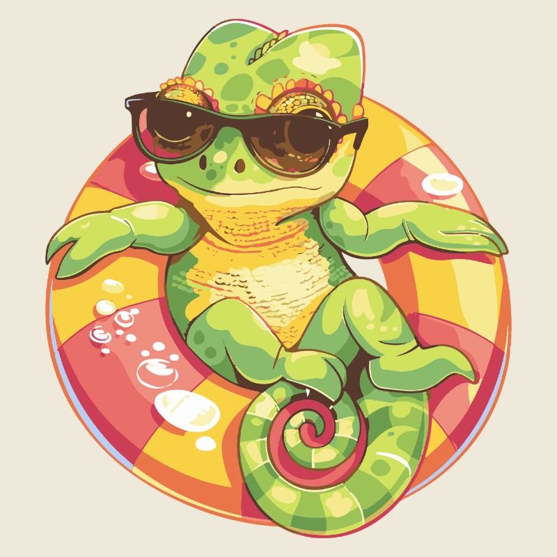 Chameleon Comic Cool