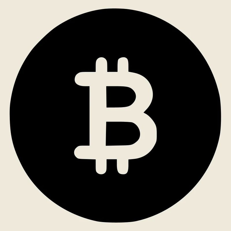 Bitcoin Black Icon