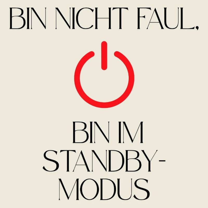 Nicht faul Standby modus Powerbutton 
