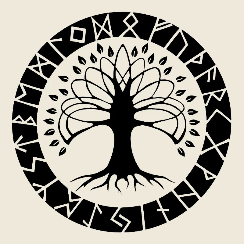 Schwarzer Runenbaum