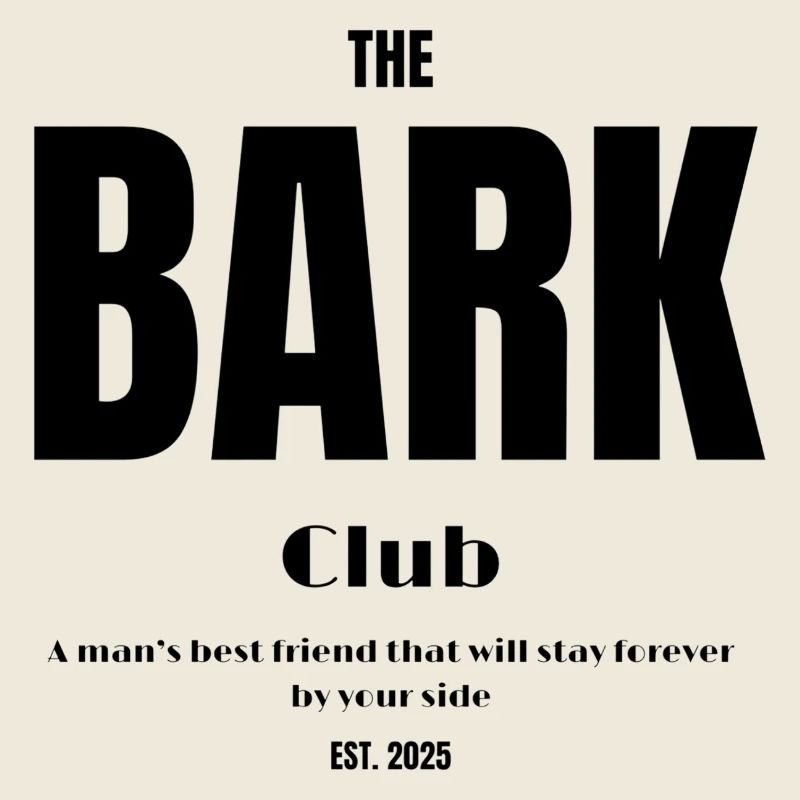 conception de typographie de bébé à fourrure de chien