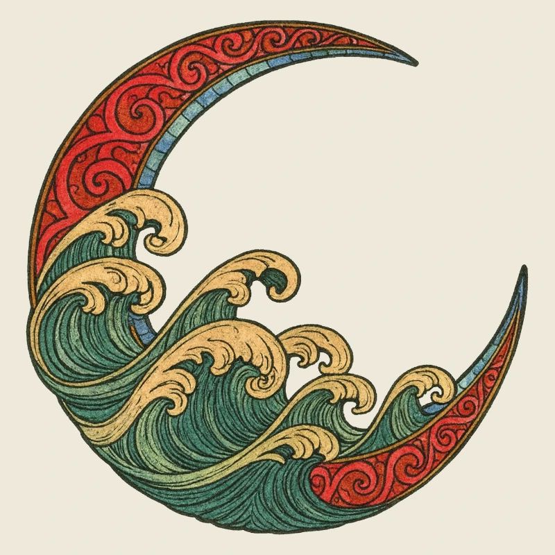 Crescent Wave Mosaic