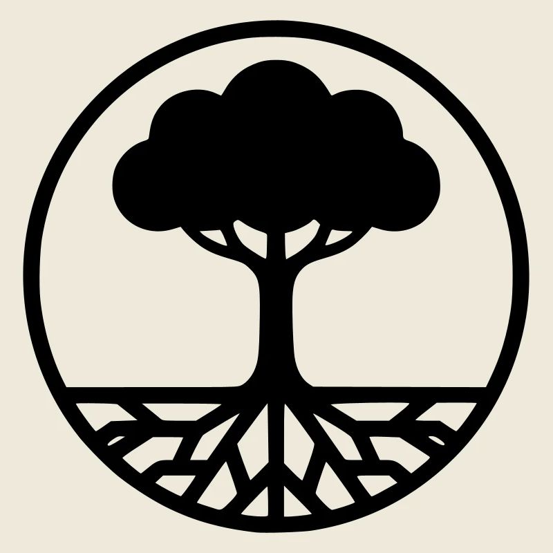 Baum des Lebens Silhouette