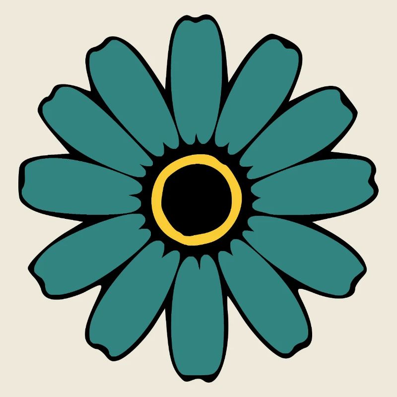 Blaue Blume Blüte türkis Blumen Geschenk Mutter 