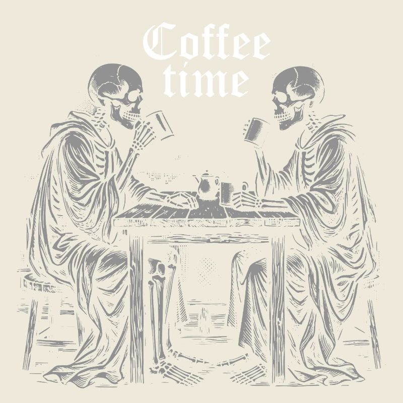 Coffee Time with Skeletons