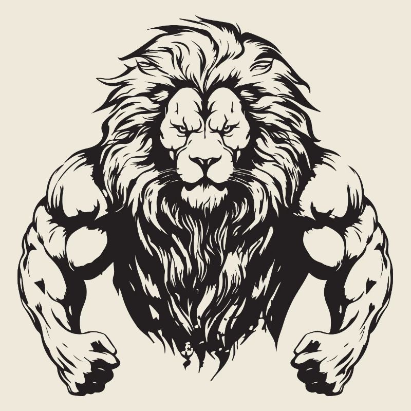 Muscles Lion